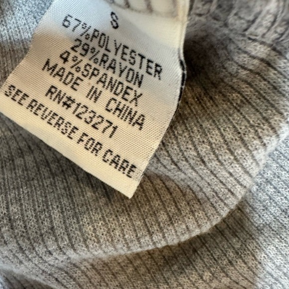 Womens Baby Tee Sz S New York Central Park Short Sleeve Ribbed Y2K Slim Fit - Picture 5 of 5